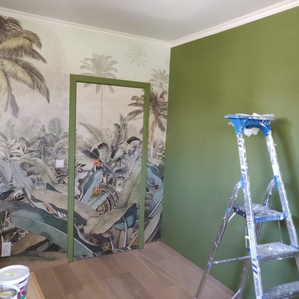 kamer behang en schilderwerken